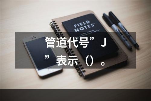 管道代号”J”表示（）。