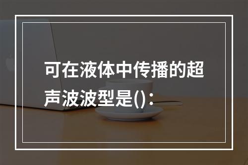 可在液体中传播的超声波波型是()：