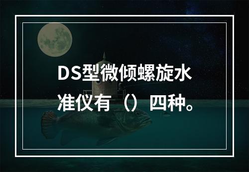 DS型微倾螺旋水准仪有（）四种。