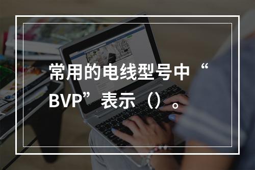 常用的电线型号中“BVP”表示（）。