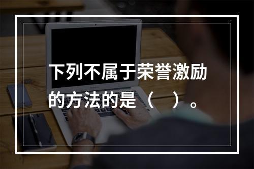 下列不属于荣誉激励的方法的是（　）。