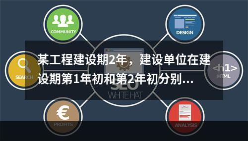 某工程建设期2年，建设单位在建设期第1年初和第2年初分别从银