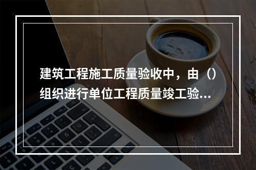 建筑工程施工质量验收中，由（）组织进行单位工程质量竣工验收。