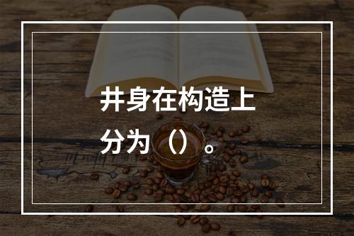 井身在构造上分为（）。