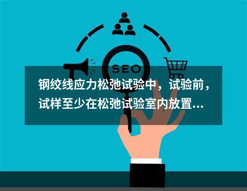 钢绞线应力松弛试验中，试验前，试样至少在松弛试验室内放置48