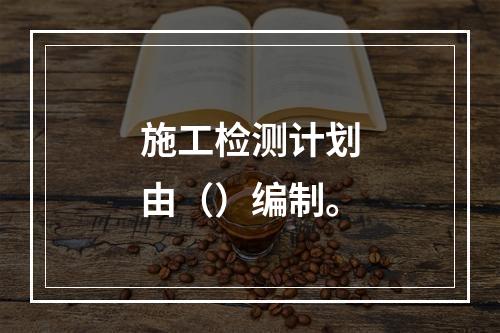 施工检测计划由（）编制。