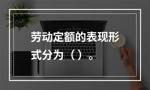 劳动定额的表现形式分为（ ）。