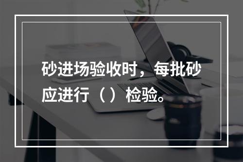 砂进场验收时，每批砂应进行（ ）检验。