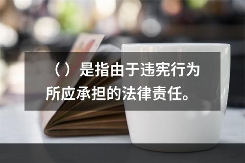 （ ）是指由于违宪行为所应承担的法律责任。