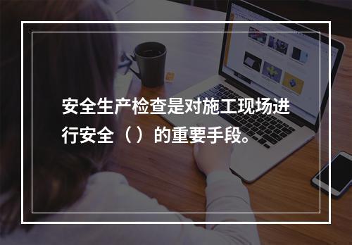 安全生产检查是对施工现场进行安全（ ）的重要手段。