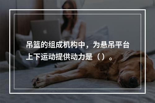 吊篮的组成机构中，为悬吊平台上下运动提供动力是（ ）。