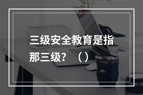 三级安全教育是指那三级？（ ）