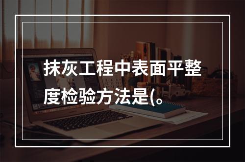 抹灰工程中表面平整度检验方法是(。