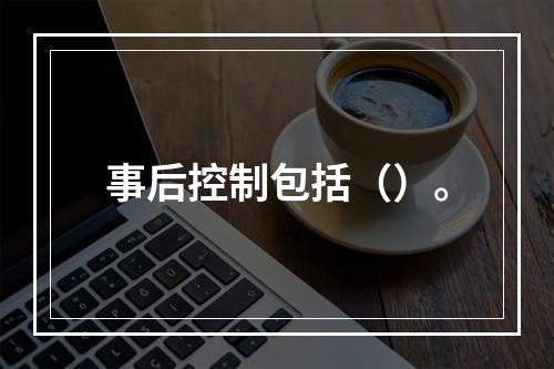 事后控制包括（）。