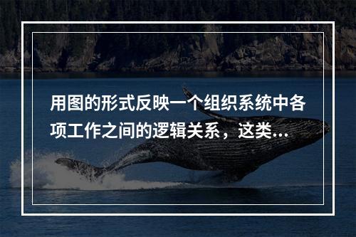 用图的形式反映一个组织系统中各项工作之间的逻辑关系，这类图就