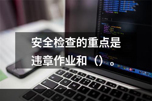 安全检查的重点是违章作业和（）。