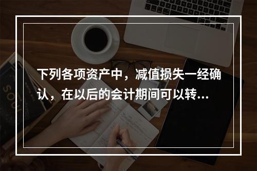 下列各项资产中，减值损失一经确认，在以后的会计期间可以转回的