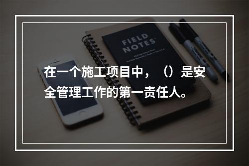 在一个施工项目中，（）是安全管理工作的第一责任人。