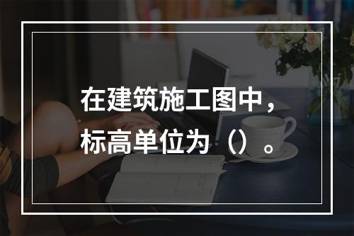 在建筑施工图中，标高单位为（）。