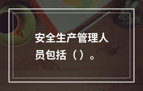 安全生产管理人员包括（ ）。