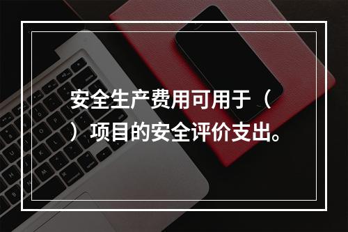 安全生产费用可用于（ ）项目的安全评价支出。