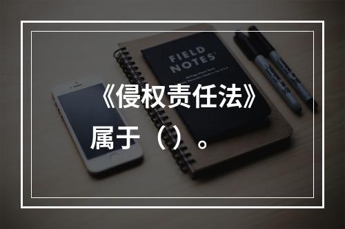 《侵权责任法》属于（ ）。