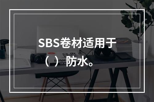 SBS卷材适用于（  ）防水。