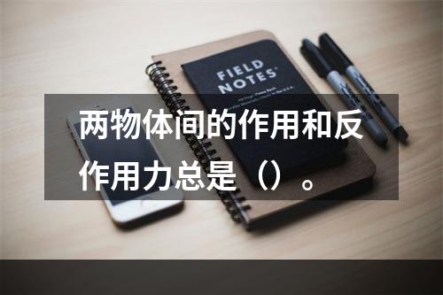 两物体间的作用和反作用力总是（）。