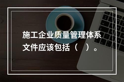 施工企业质量管理体系文件应该包括（　）。