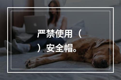 严禁使用（ ）安全帽。