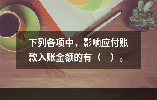 下列各项中，影响应付账款入账金额的有（　）。