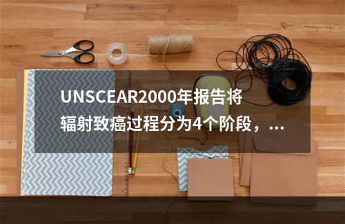 UNSCEAR2000年报告将辐射致癌过程分为4个阶段，以下