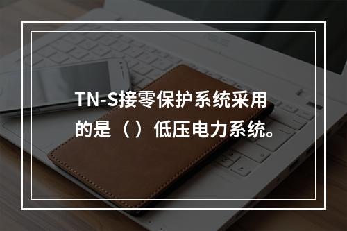 TN-S接零保护系统采用的是（ ）低压电力系统。