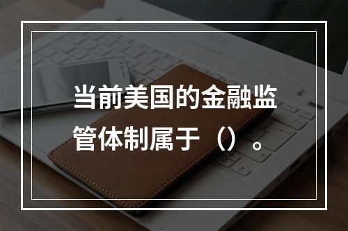 当前美国的金融监管体制属于（）。