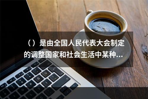 （ ）是由全国人民代表大会制定的调整国家和社会生活中某种带有