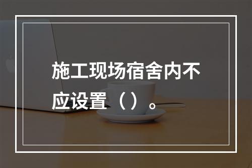 施工现场宿舍内不应设置（ ）。