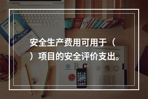 安全生产费用可用于（ ）项目的安全评价支出。