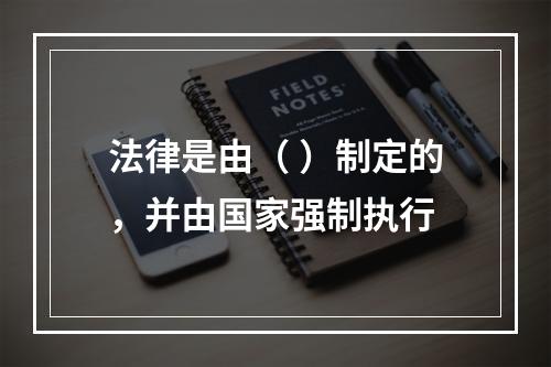 法律是由（ ）制定的，并由国家强制执行