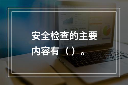 安全检查的主要内容有（ ）。