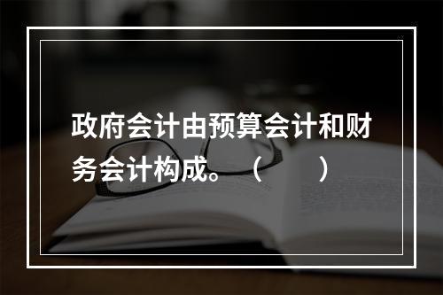 政府会计由预算会计和财务会计构成。（　　）