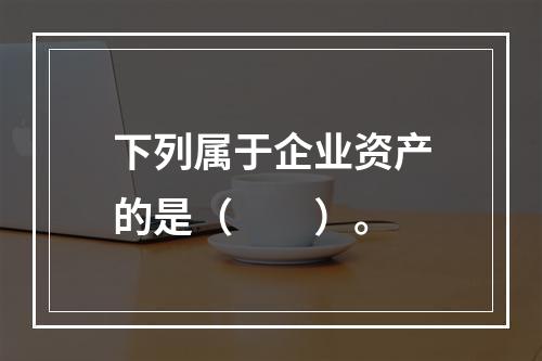 下列属于企业资产的是（　　）。