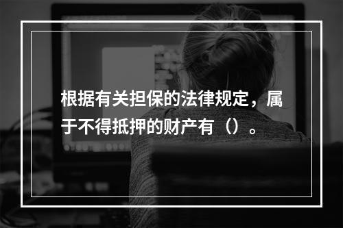 根据有关担保的法律规定，属于不得抵押的财产有（）。