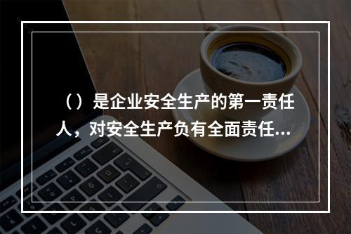 （ ）是企业安全生产的第一责任人，对安全生产负有全面责任。