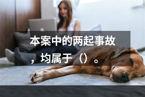 本案中的两起事故，均属于（）。