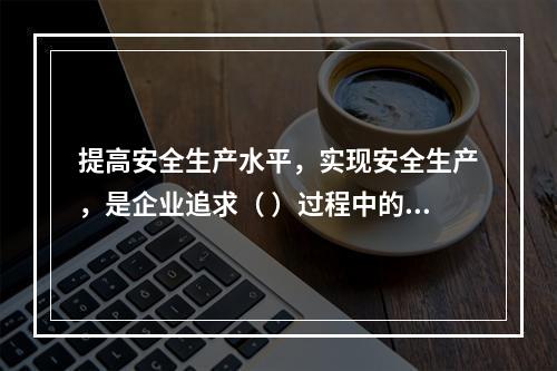 提高安全生产水平，实现安全生产，是企业追求（ ）过程中的重要