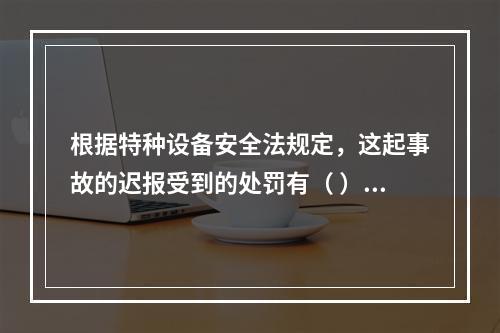 根据特种设备安全法规定，这起事故的迟报受到的处罚有（ ）。