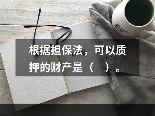 根据担保法，可以质押的财产是（　）。