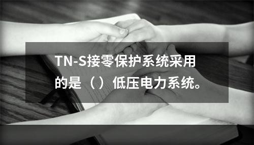 TN-S接零保护系统采用的是（ ）低压电力系统。