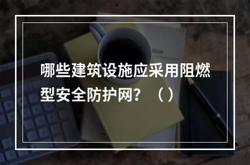 哪些建筑设施应采用阻燃型安全防护网？（ ）