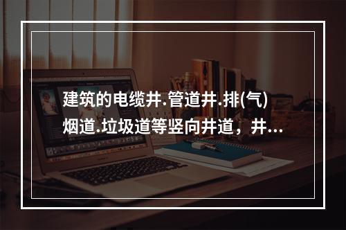 建筑的电缆井.管道井.排(气)烟道.垃圾道等竖向井道，井壁上